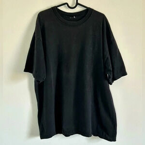 2001 Faded Coca-Cola Black Shirt  Size XL